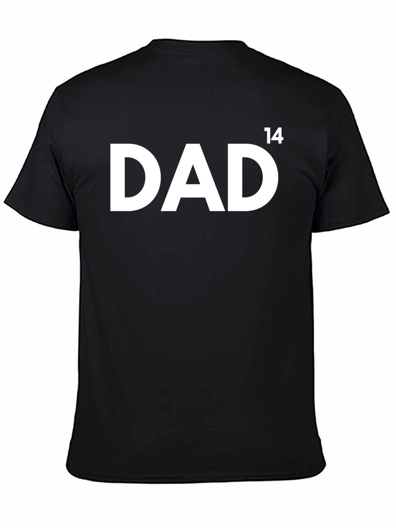 Dad 14 Black T-Shirt - Fathers Day Gift Idea