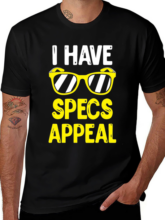 I Have Specs Appeal T-Shirt Funny Eyeglasses Graphic Tee
