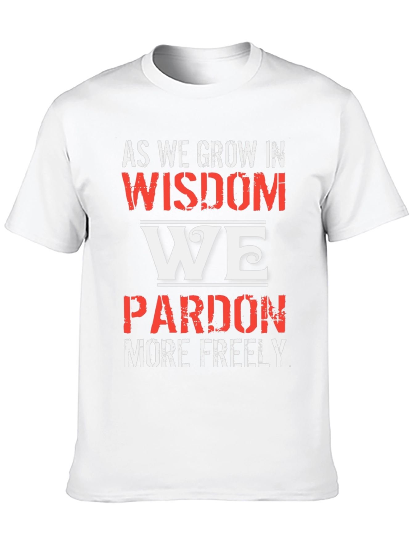 Wisdom Pardon Graphic Tee - Black