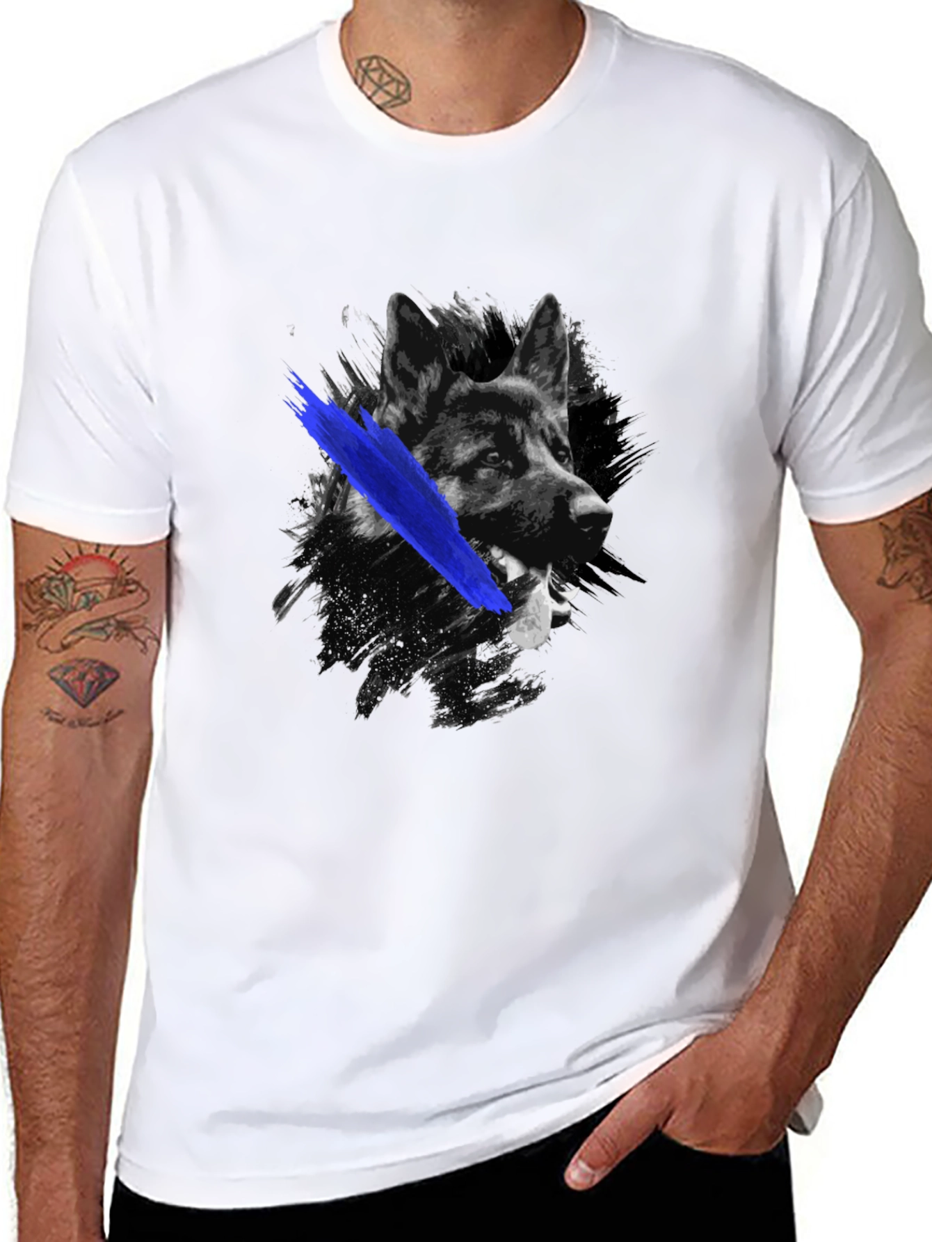 German Shepherd Graphic Tee