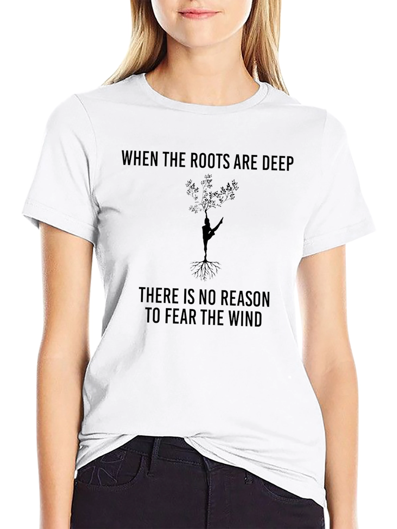 Roots Are Deep Motivational Graphic Tee