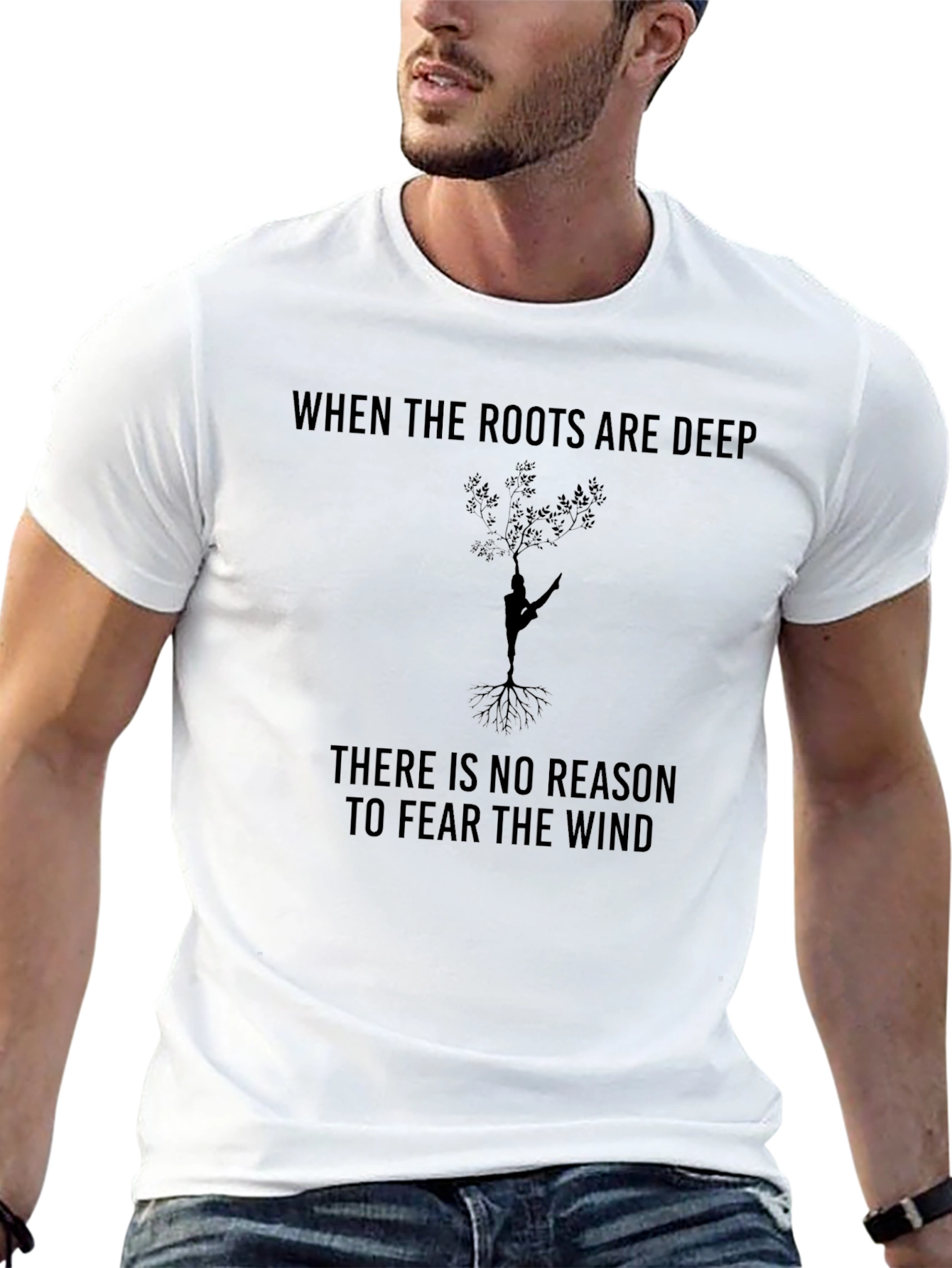Roots Are Deep Motivational Graphic Tee