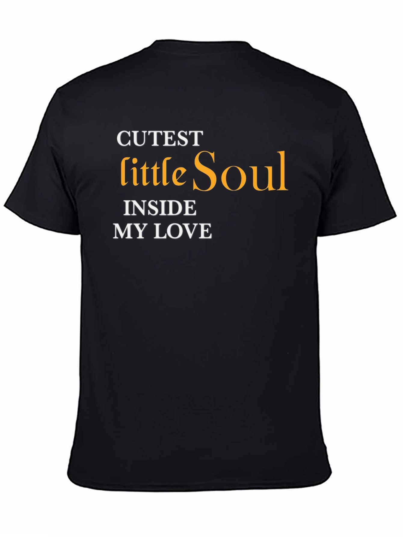 Cutest Little Soul T-Shirt - Black Stylish