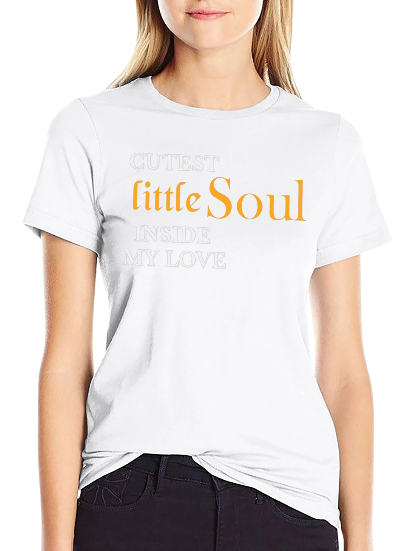 Cutest Little Soul T-Shirt - Black Stylish