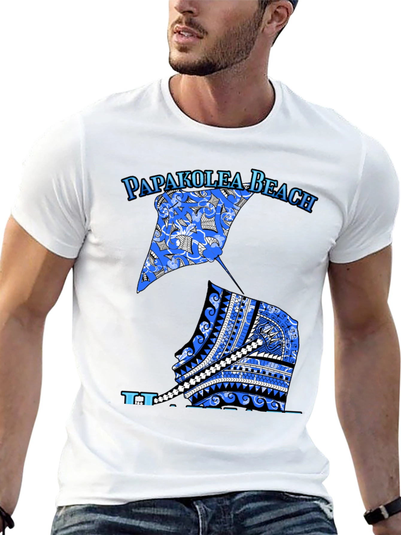Papakoela Beach Stingray Graphic Tee