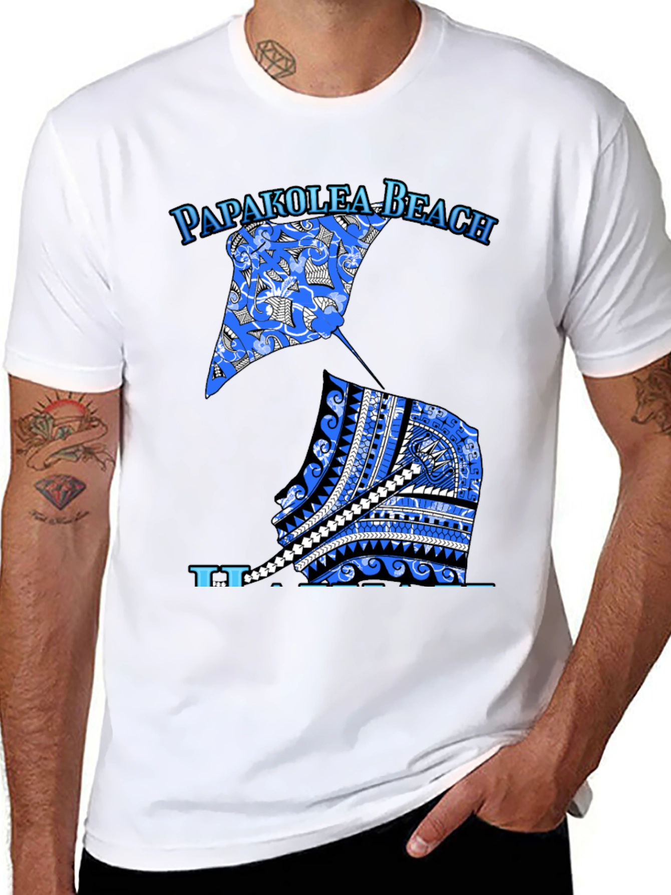 Papakoela Beach Stingray Graphic Tee