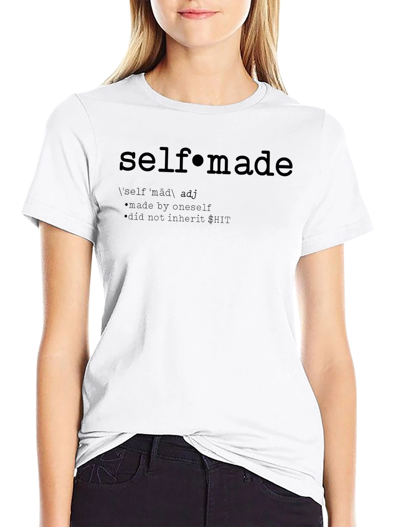 Self-Made Definition Graphic T-Shirt