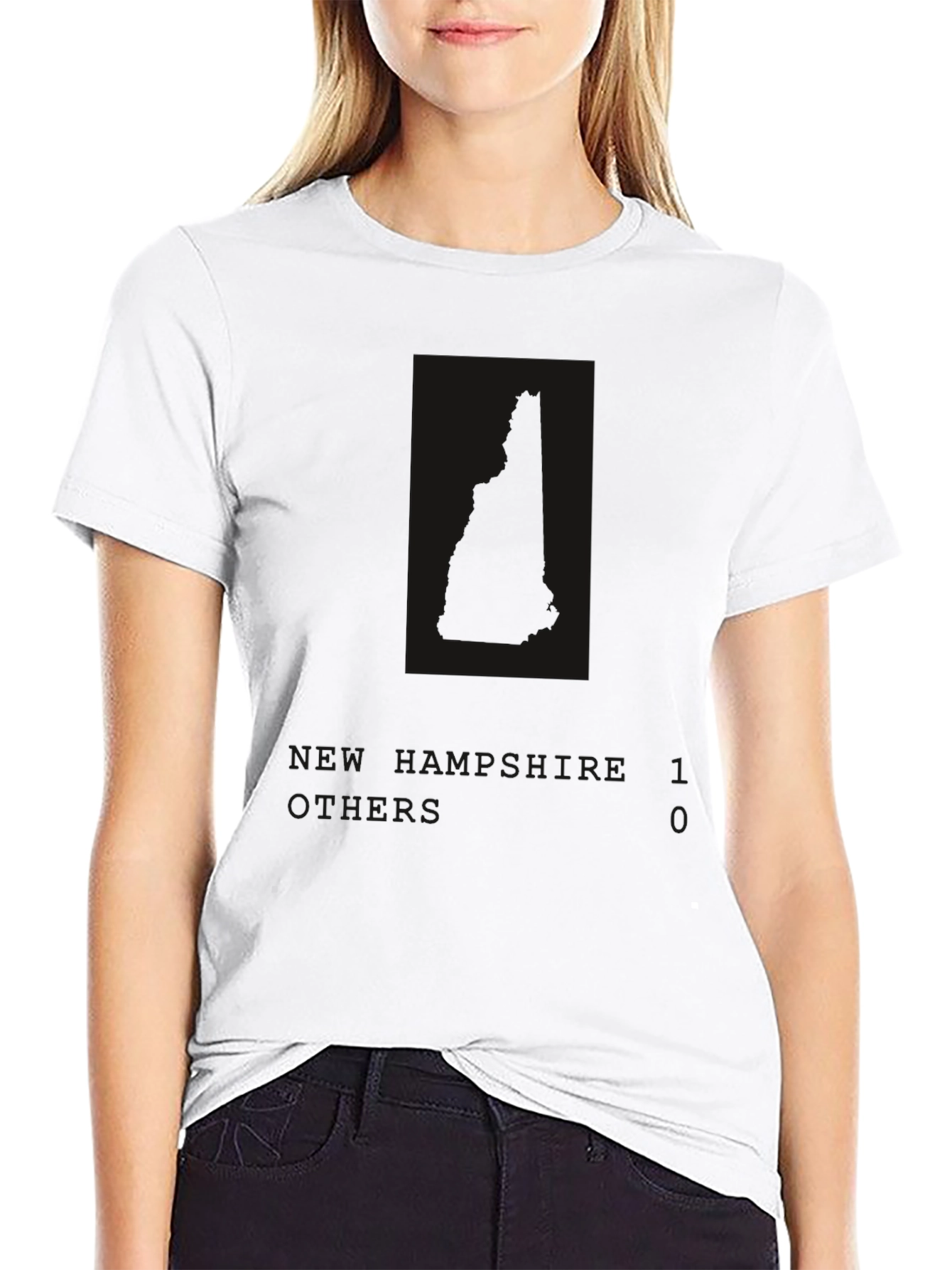 Plain Black Short-Sleeve T-Shirt