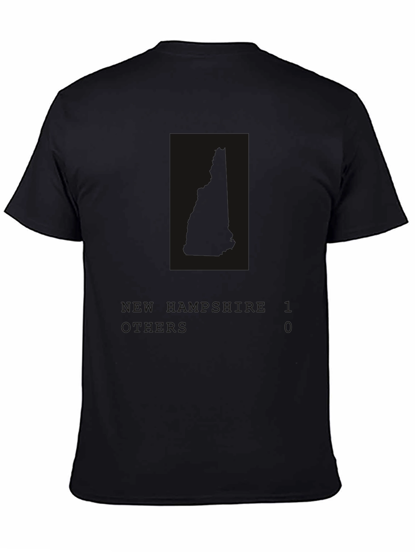 Plain Black Short-Sleeve T-Shirt