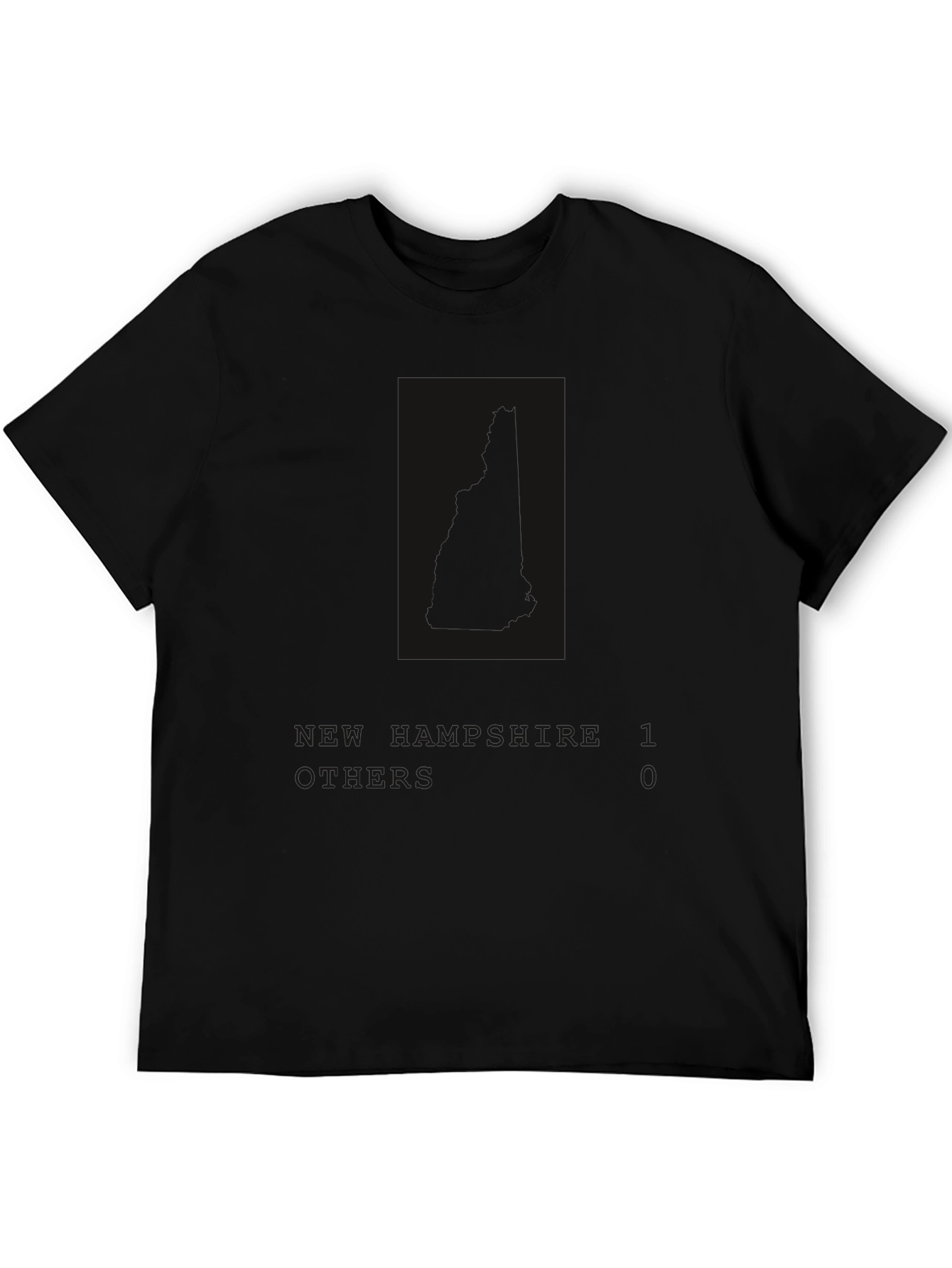 Plain Black Short-Sleeve T-Shirt