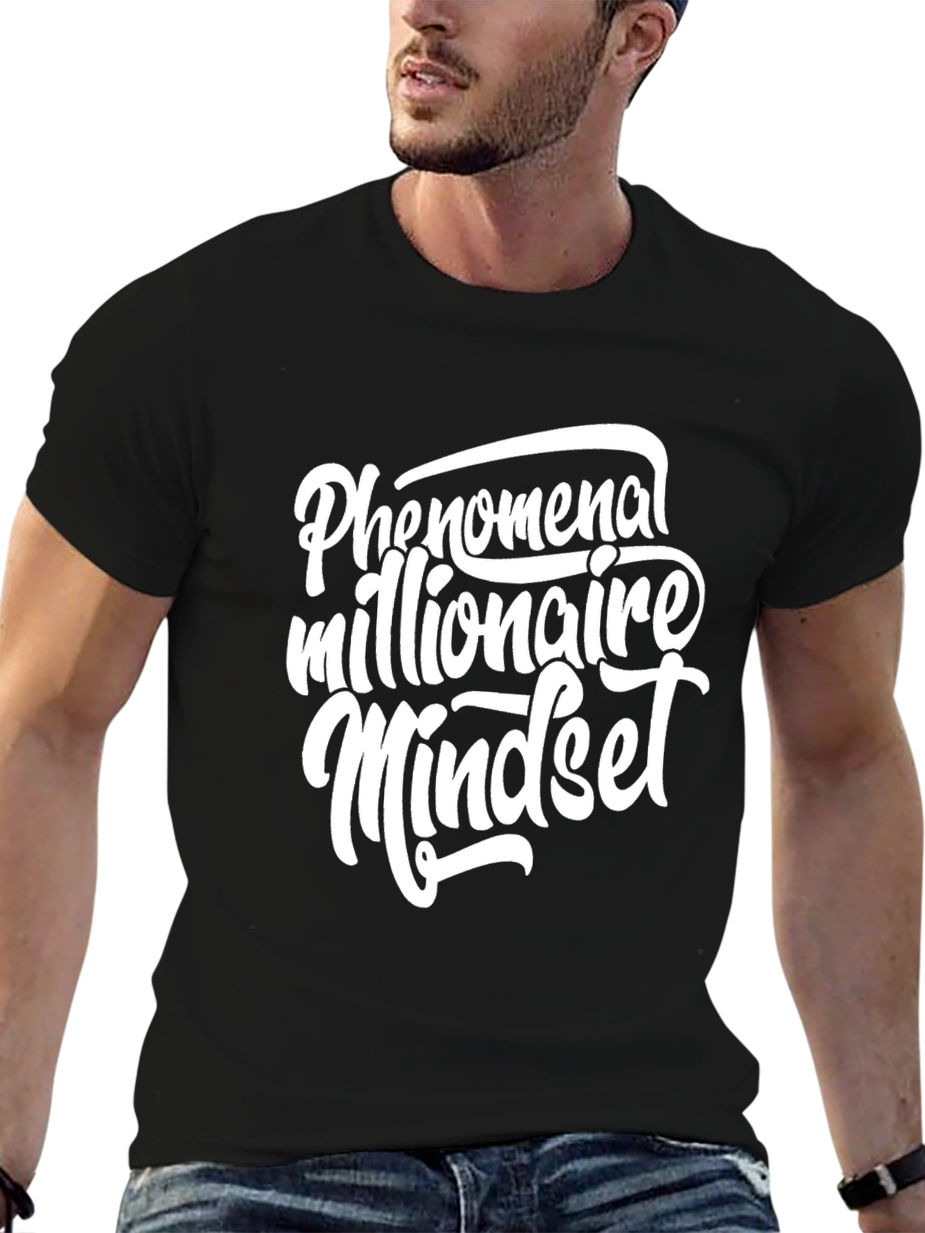 Phenomenal Millionaire Mindset Black T-Shirt