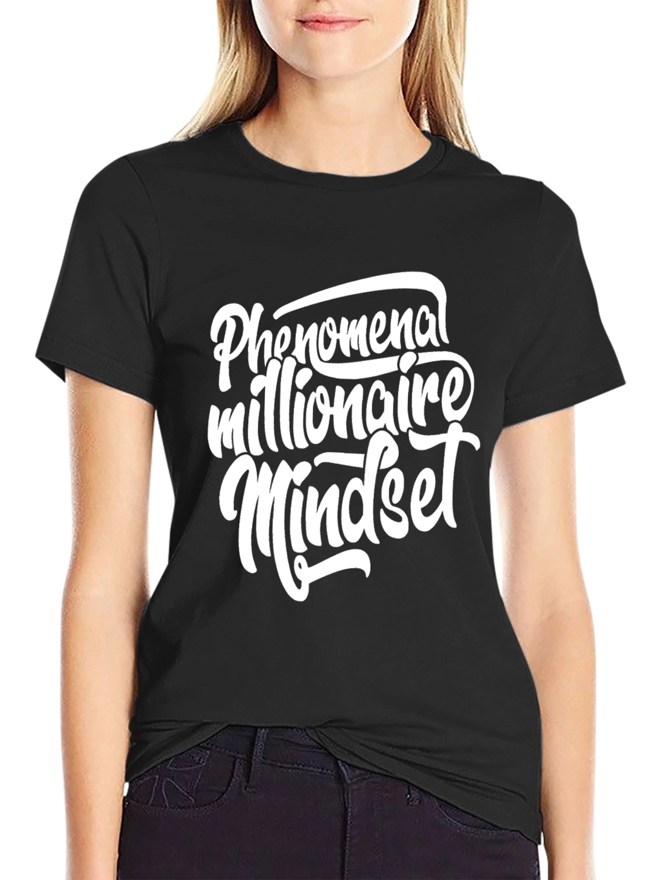 Phenomenal Millionaire Mindset Black T-Shirt