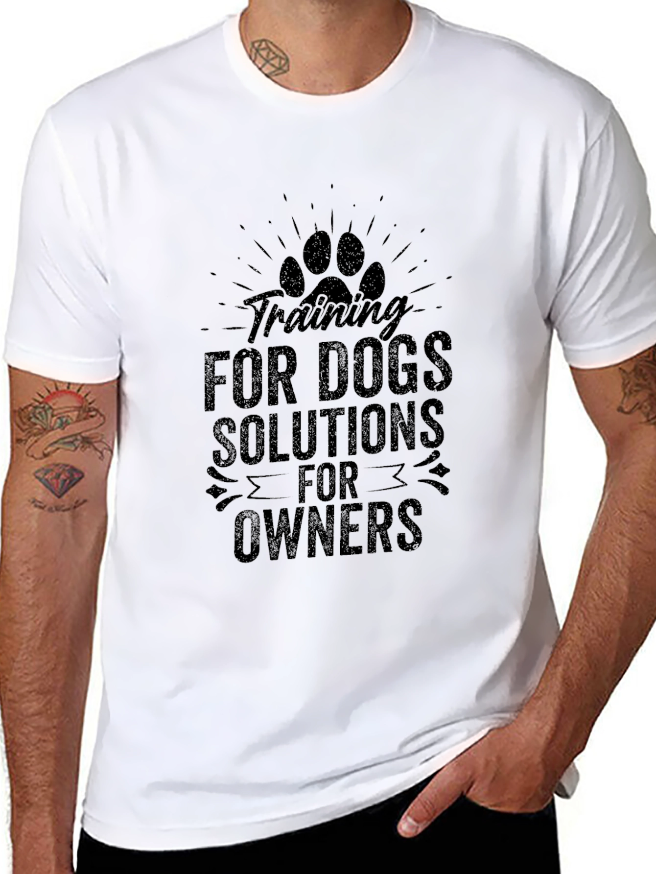 Dog Training Solutions Graphic Tee - Black