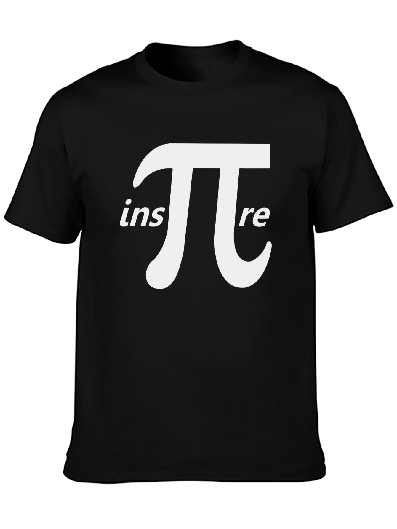 Inspire Pi T-Shirt - Black Cotton Blend