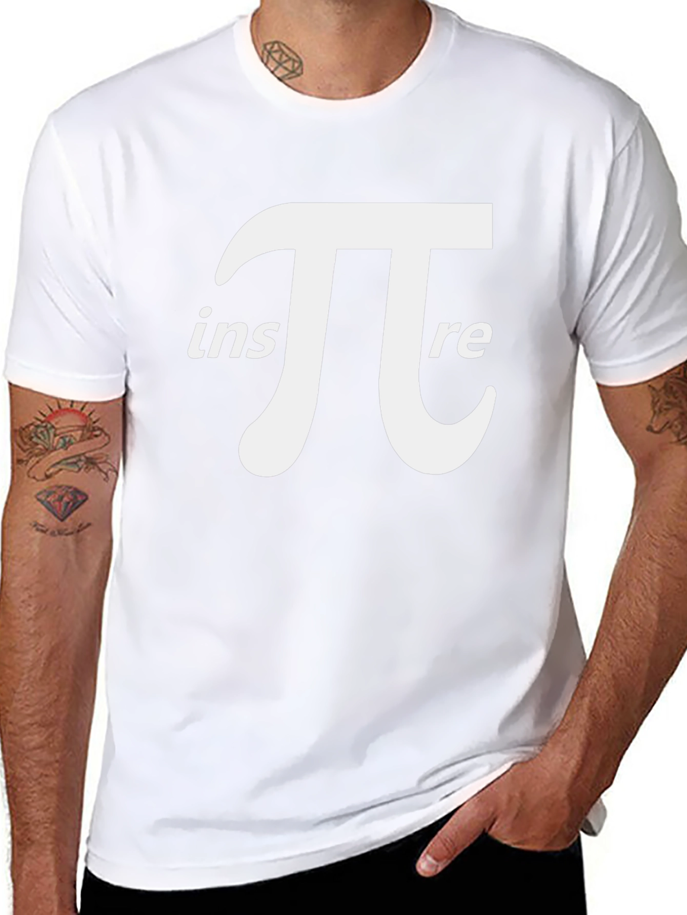 Inspire Pi T-Shirt - Black Cotton Blend
