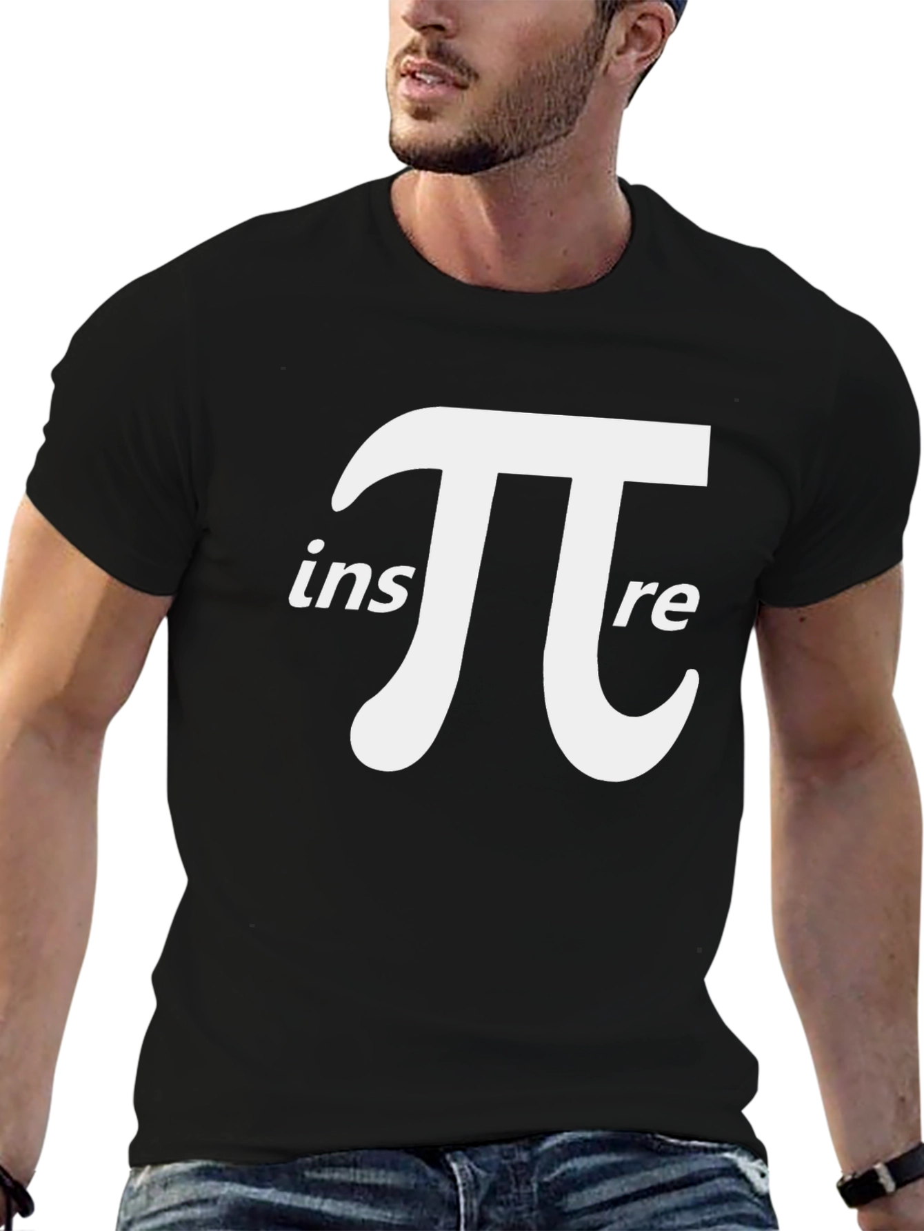 Inspire Pi T-Shirt - Black Cotton Blend