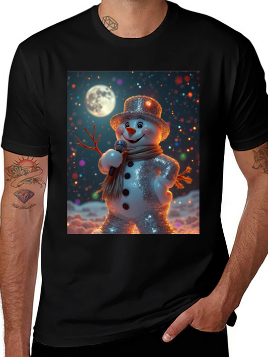 Singing Snowman Graphic Tee