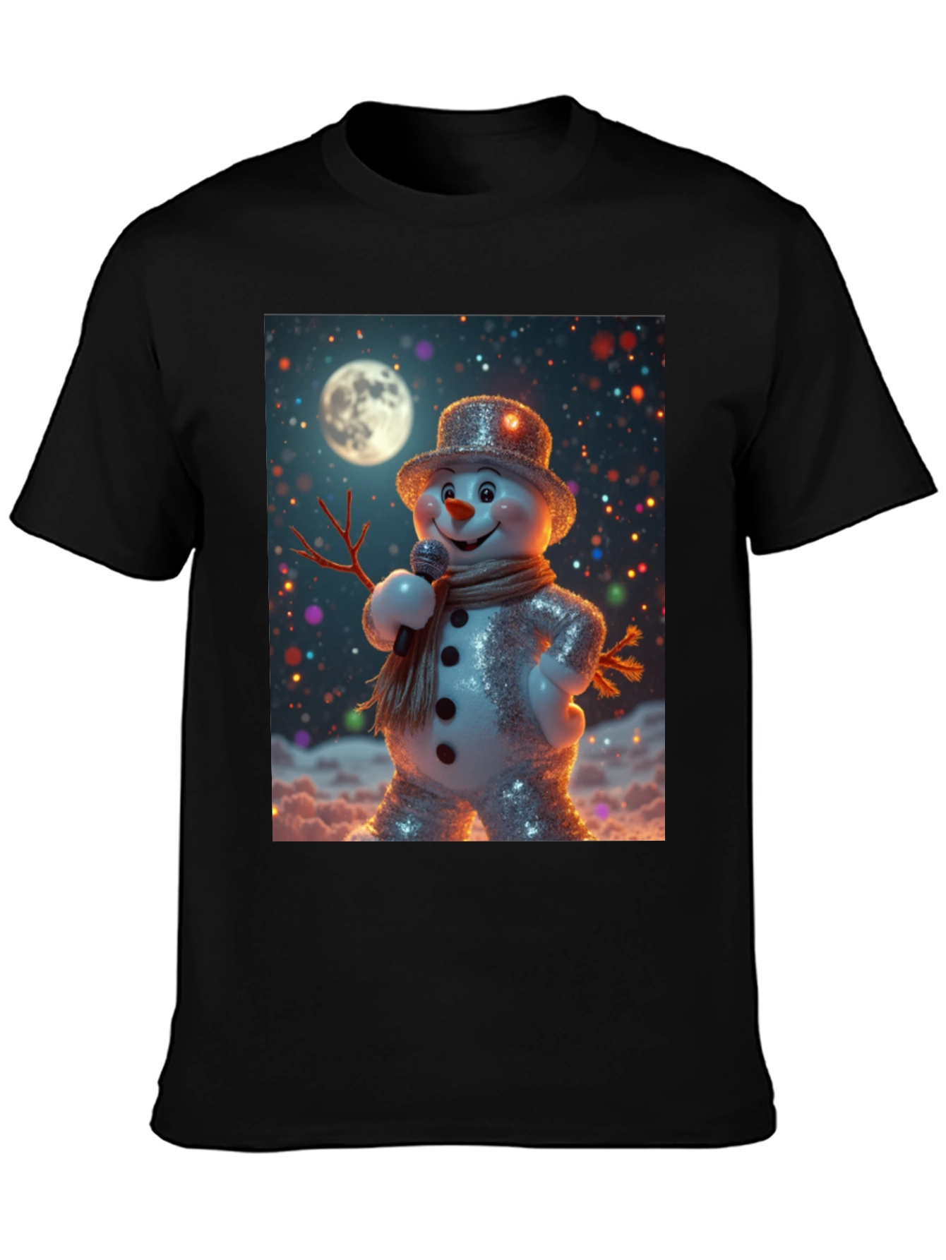 Singing Snowman Graphic Tee