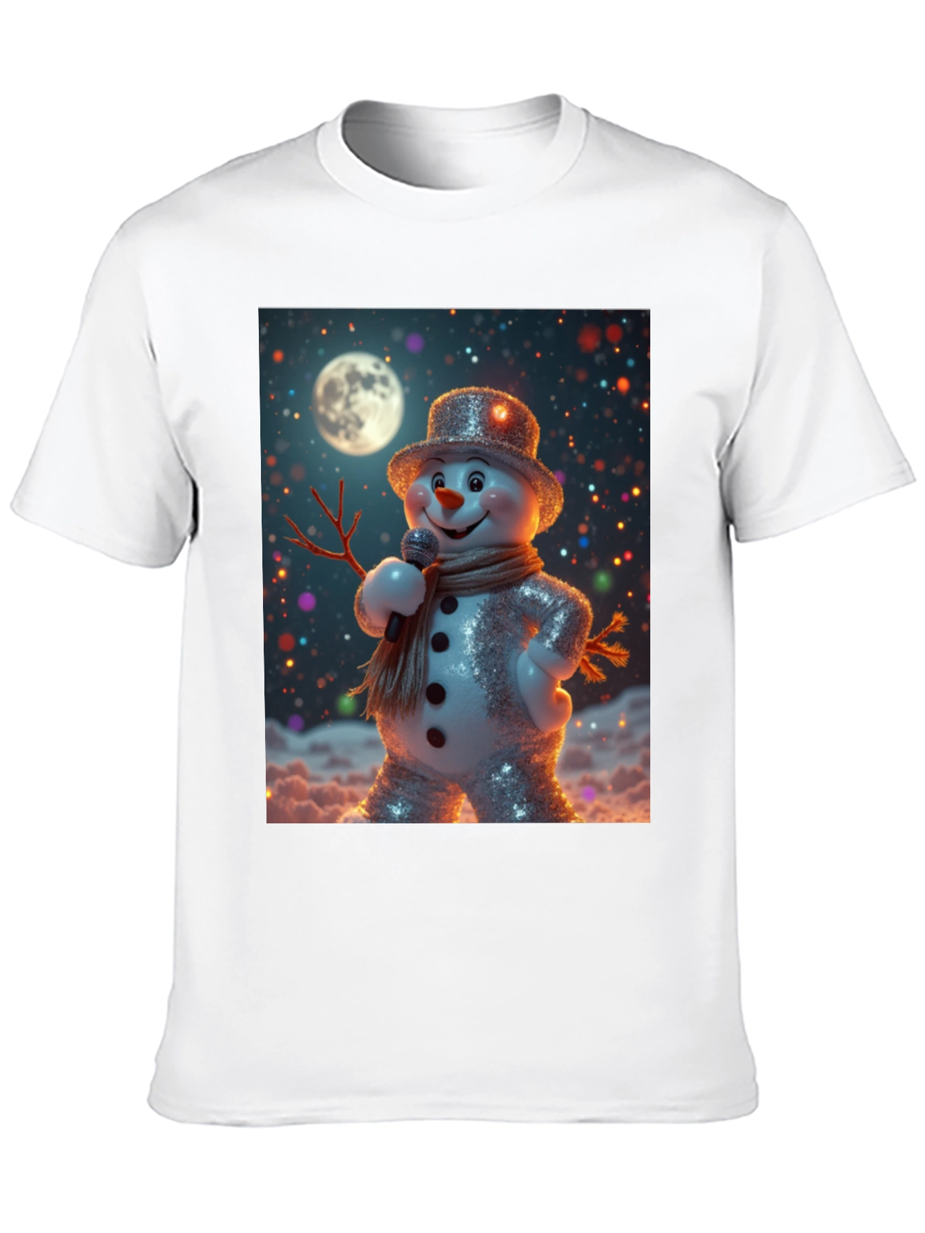 Singing Snowman Graphic Tee