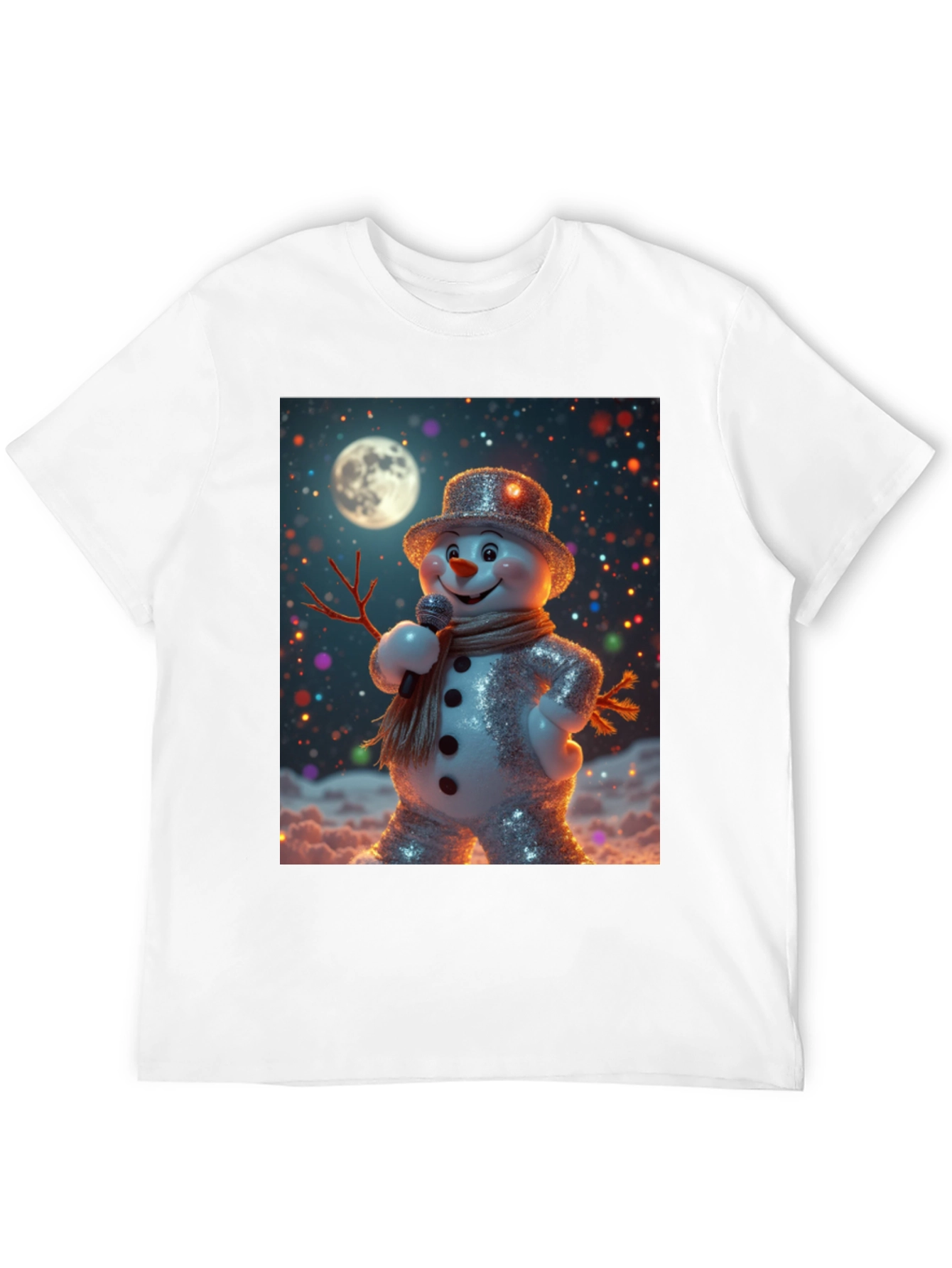 Singing Snowman Graphic Tee
