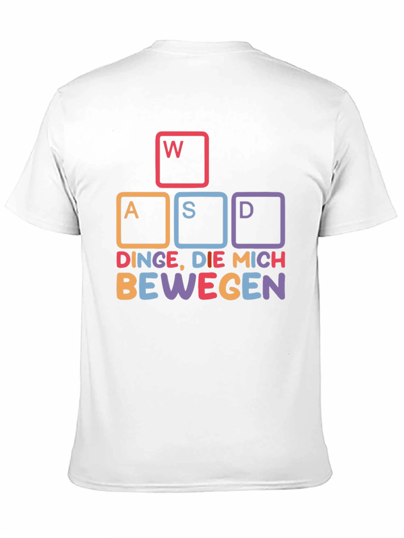 WASD Gaming T-Shirt - DINGE DIE MICH BEWEGEN