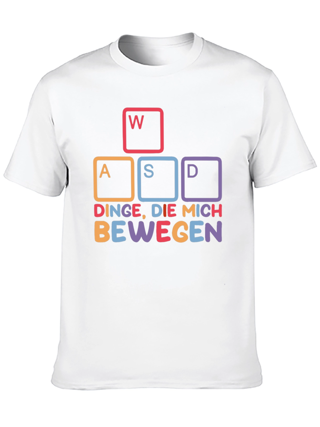 WASD Gaming T-Shirt - DINGE DIE MICH BEWEGEN