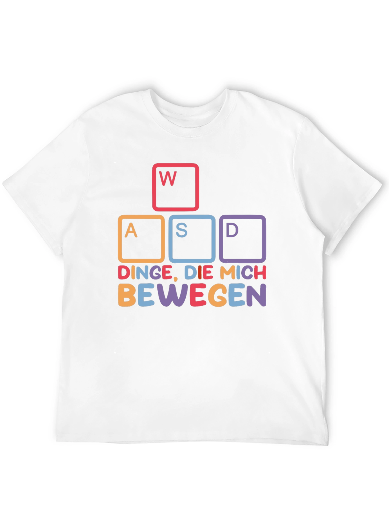 WASD Gaming T-Shirt - DINGE DIE MICH BEWEGEN