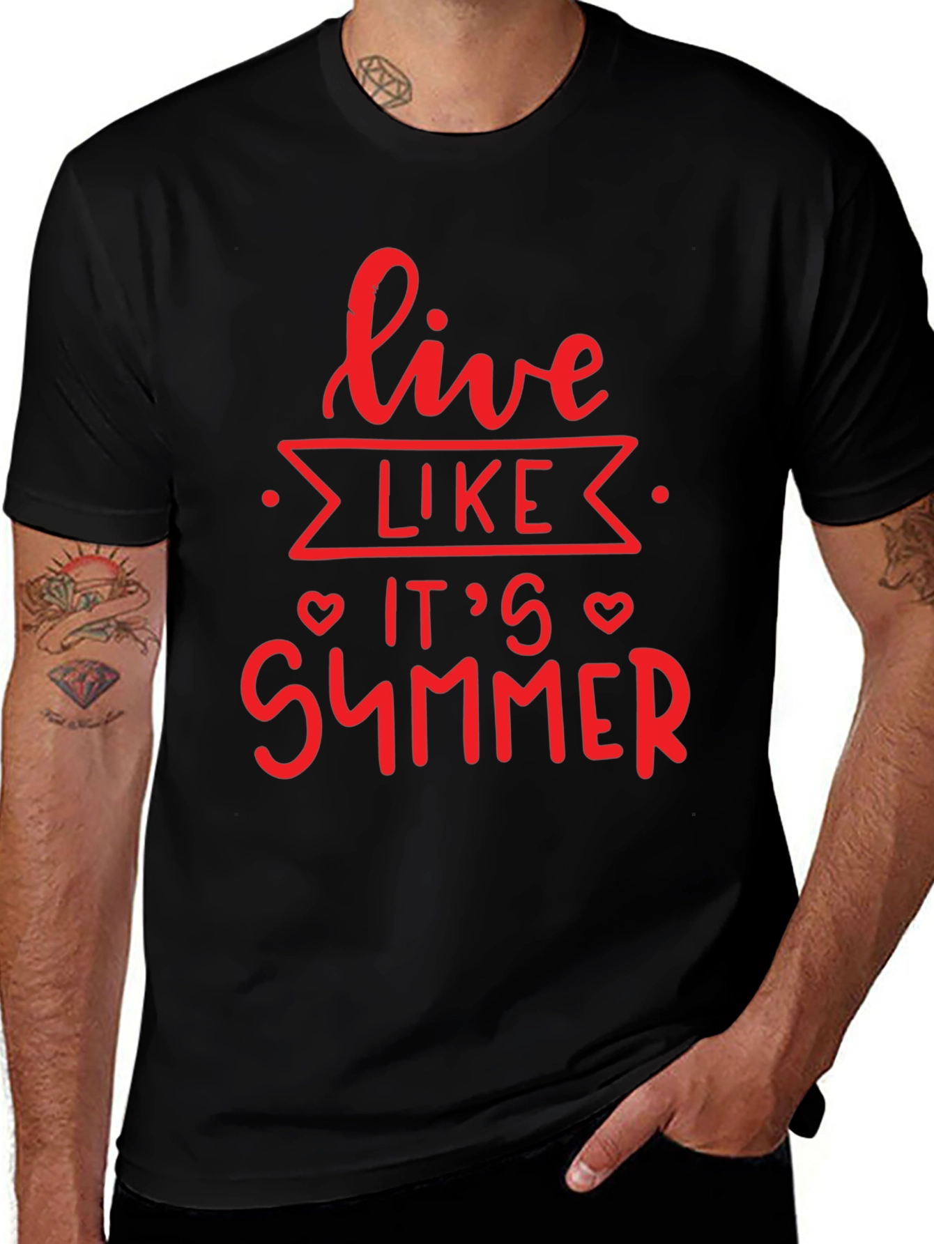 Live Like Its Summer Graphic Tee