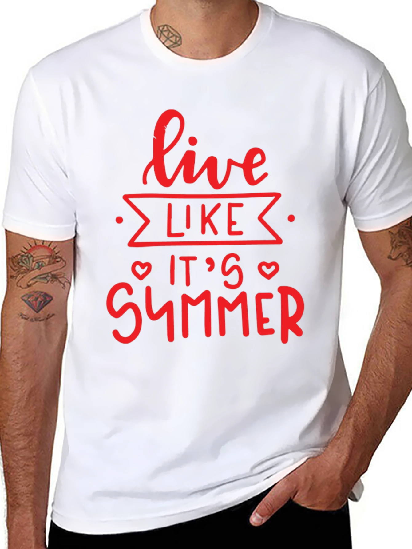 Live Like Its Summer Graphic Tee