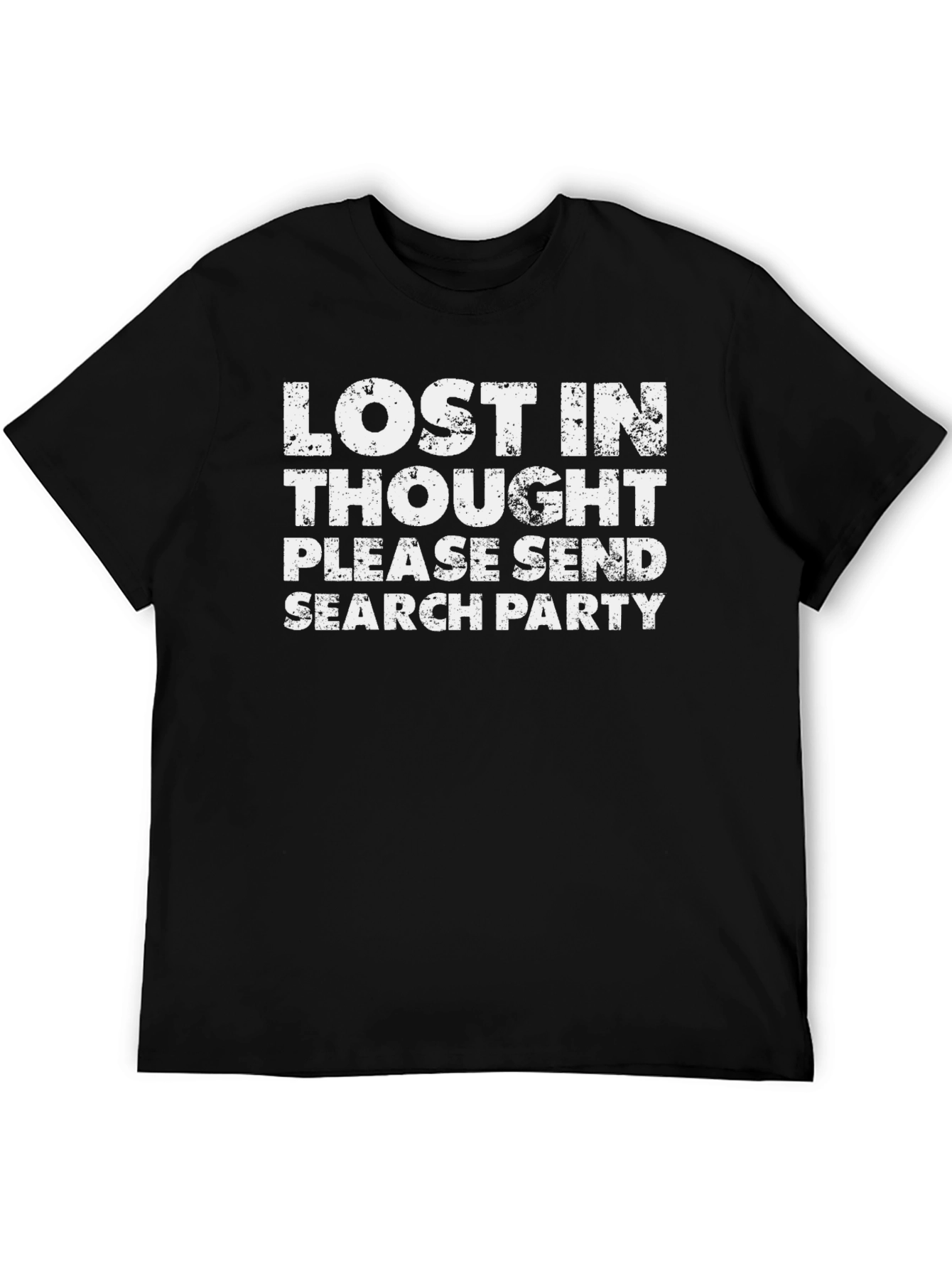 Lost in Thought Funny Graphic T-Shirt