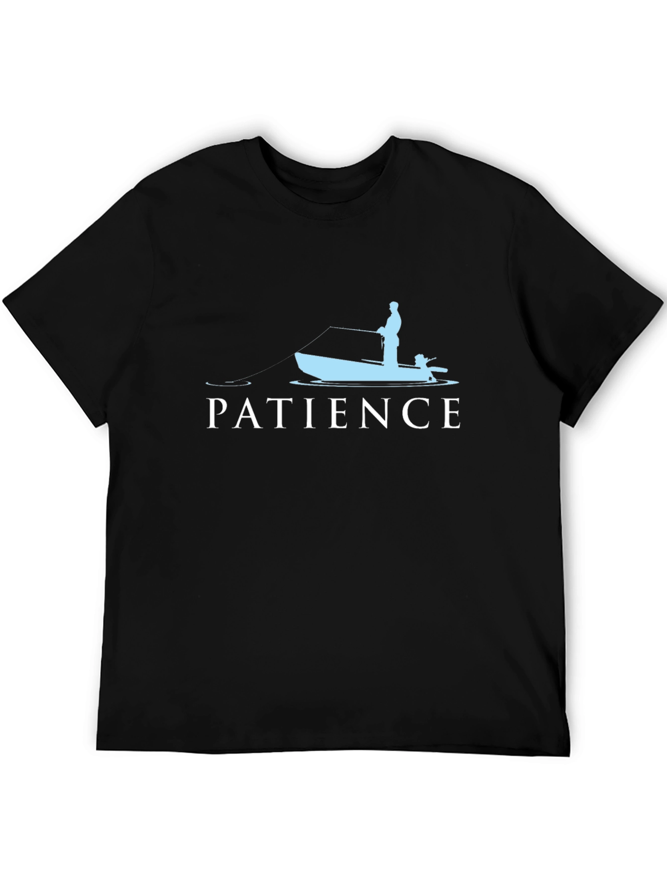 Patience Fishing T-Shirt - Boat Angler Tee