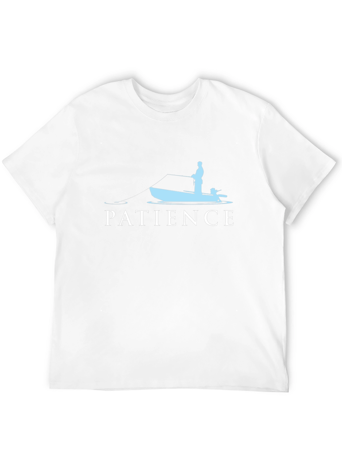 Patience Fishing T-Shirt - Boat Angler Tee