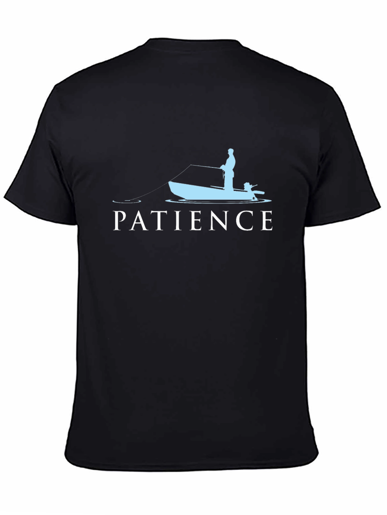 Patience Fishing T-Shirt - Boat Angler Tee