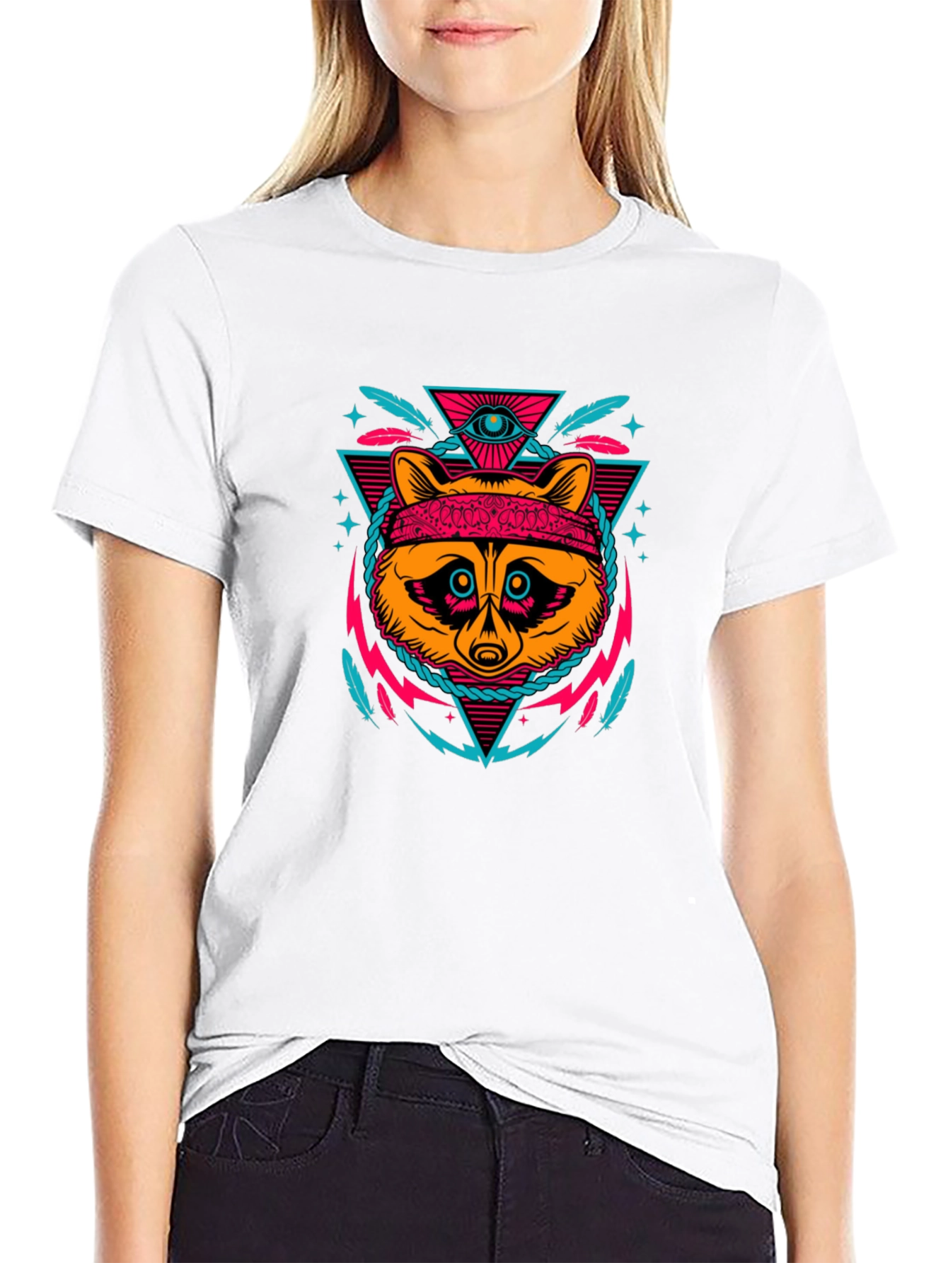 Cool Raccoon Graphic Tee - Edgy Streetwear