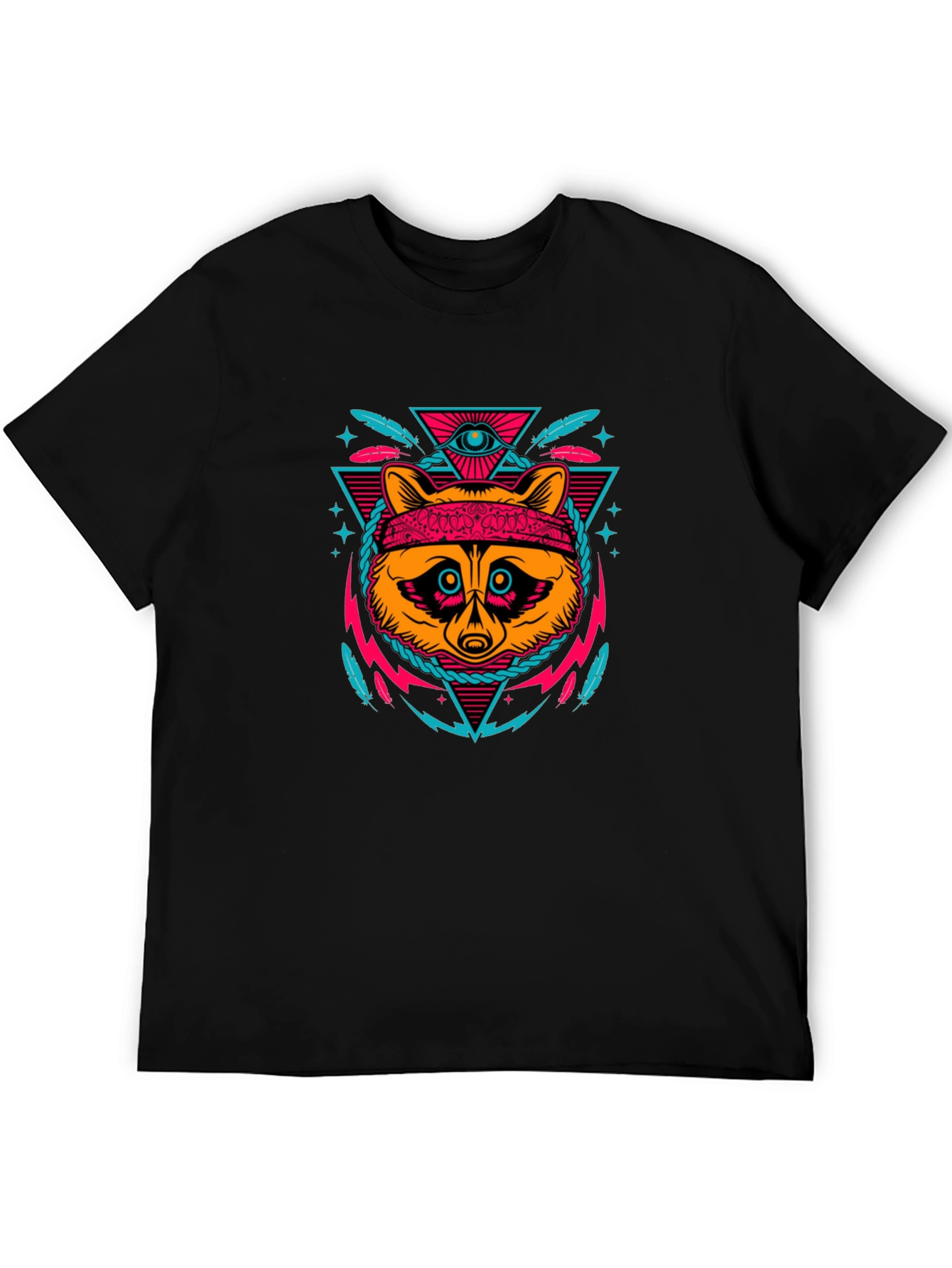 Cool Raccoon Graphic Tee - Edgy Streetwear