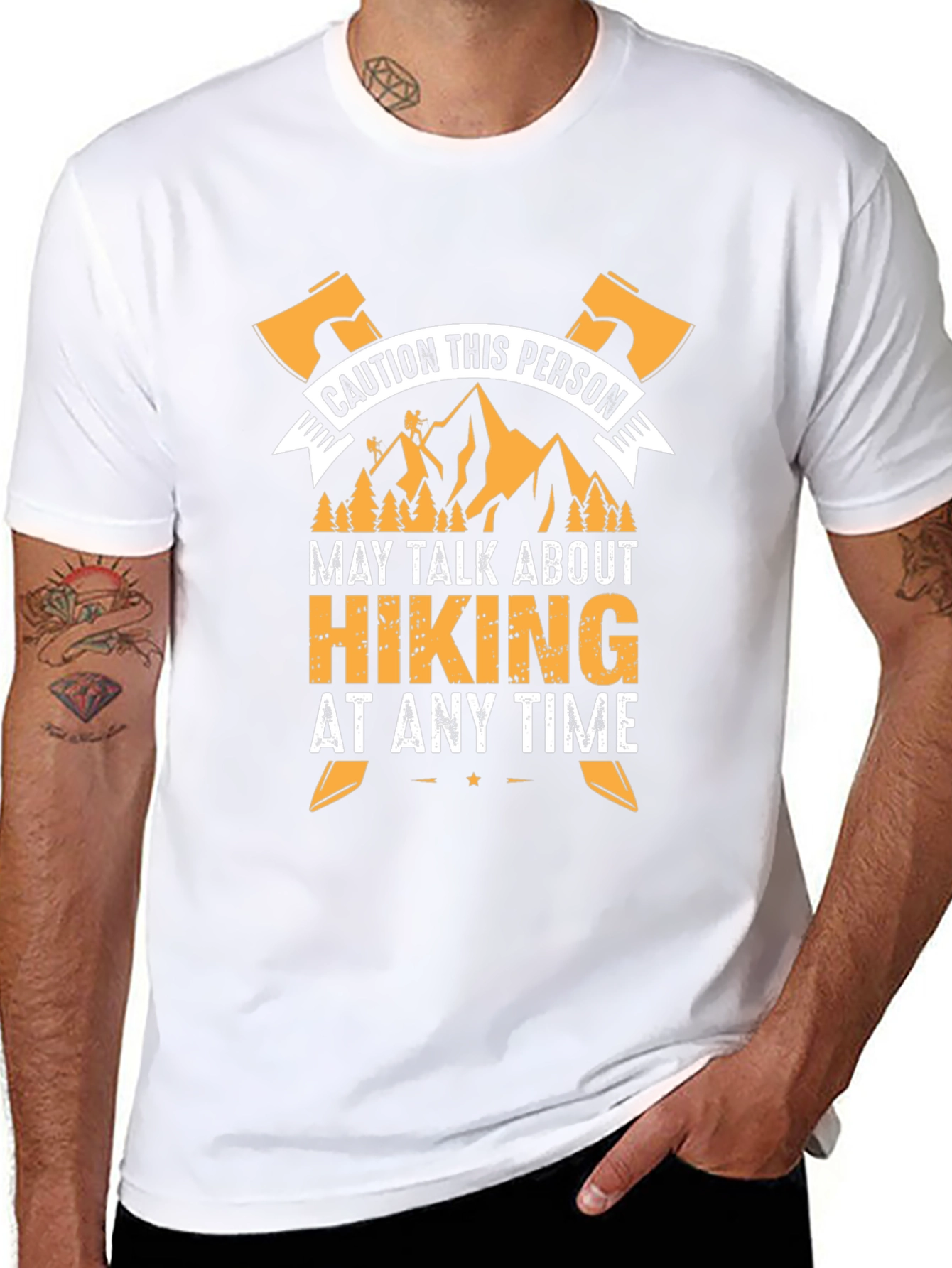 Caution Hiking T-Shirt