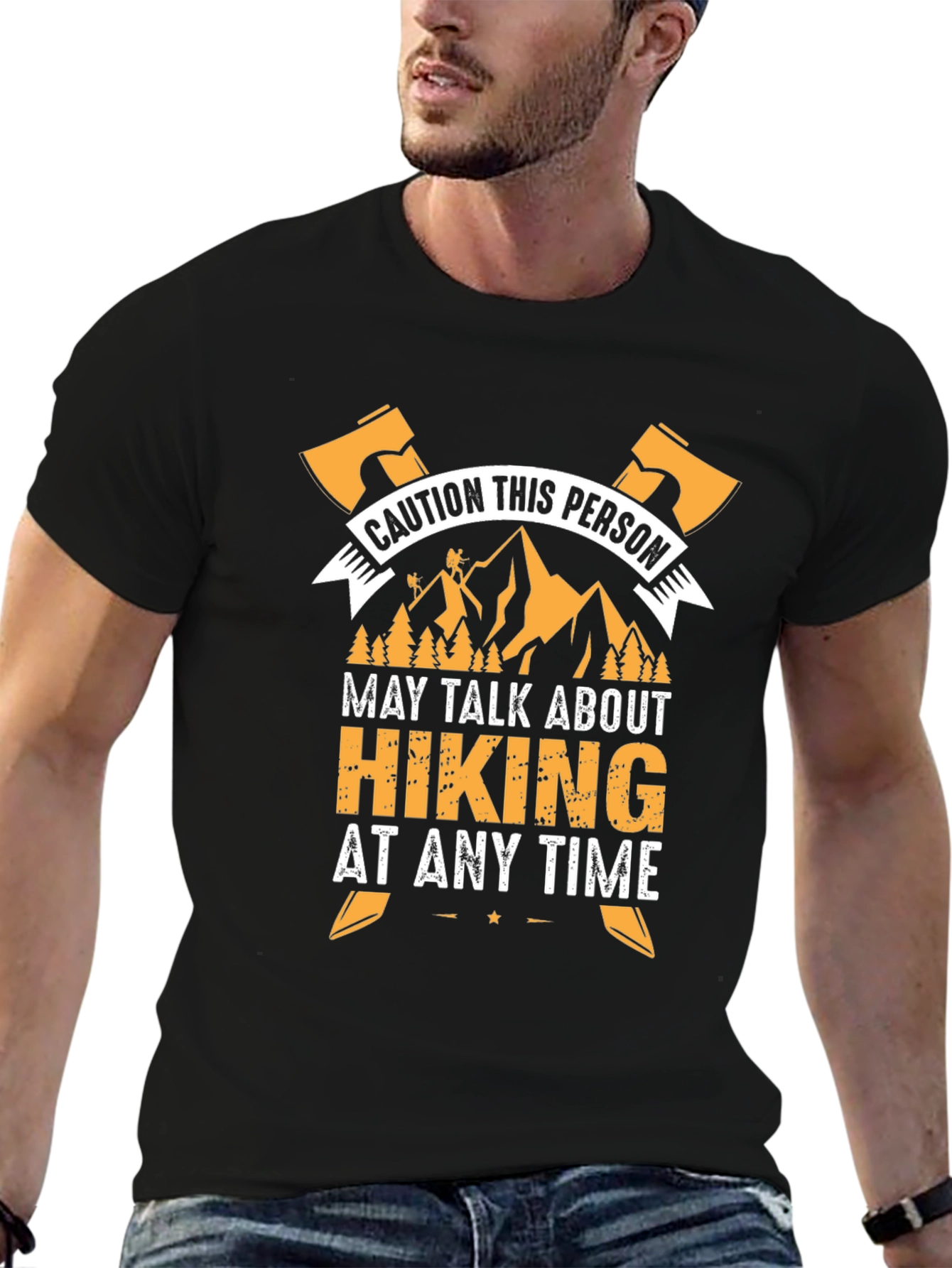 Caution Hiking T-Shirt