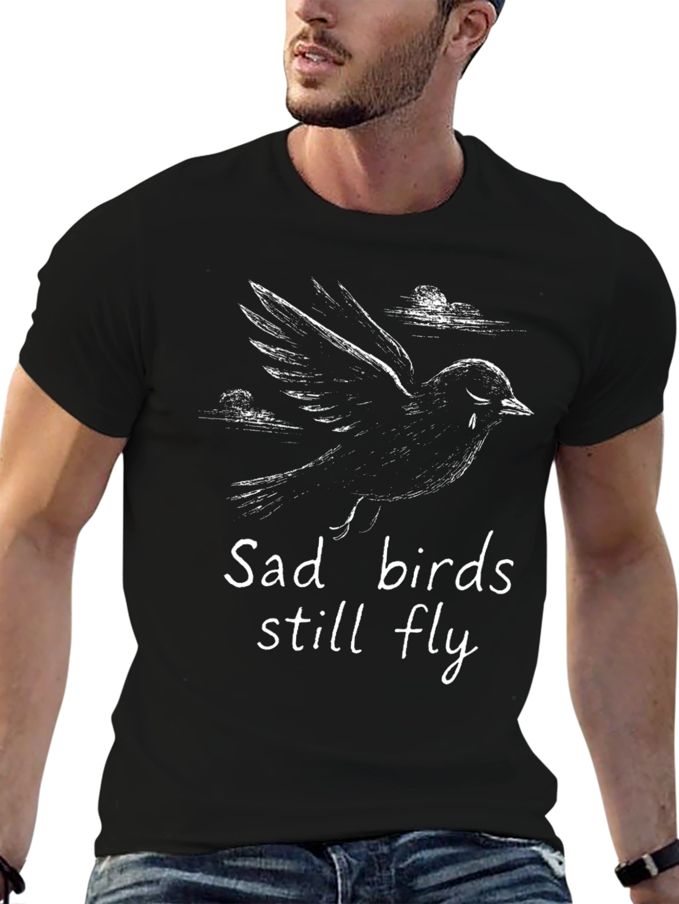 Sad Birds Still Fly Graphic Tee - Unisex