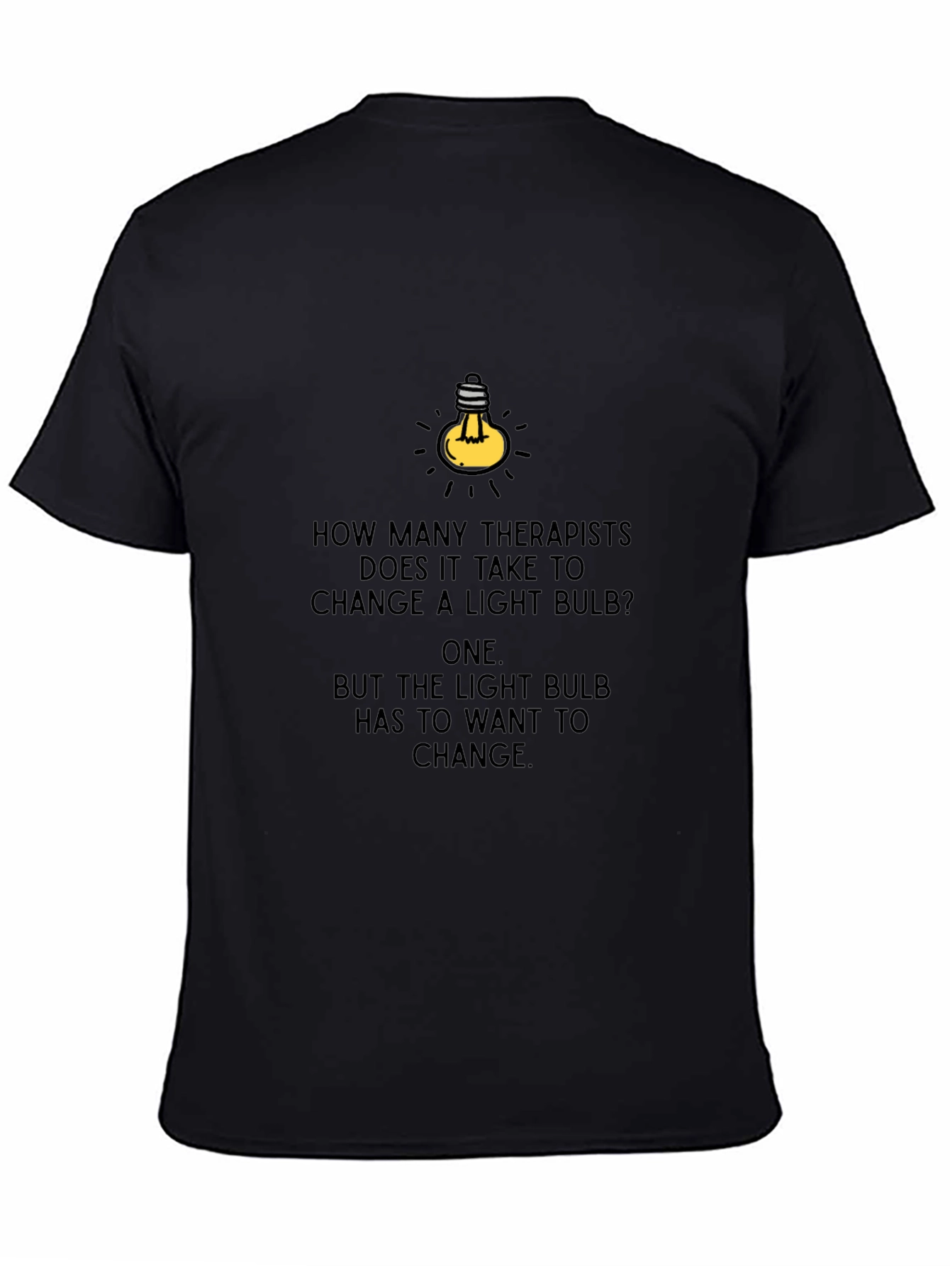 Therapist Light Bulb Humor T-Shirt