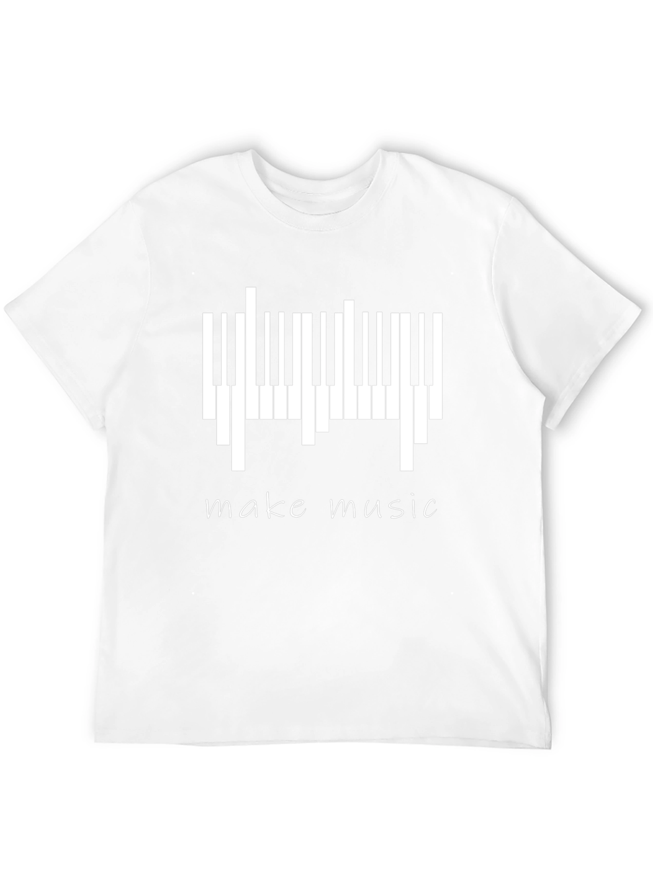 Make Music Piano Keys Graphic T-Shirt