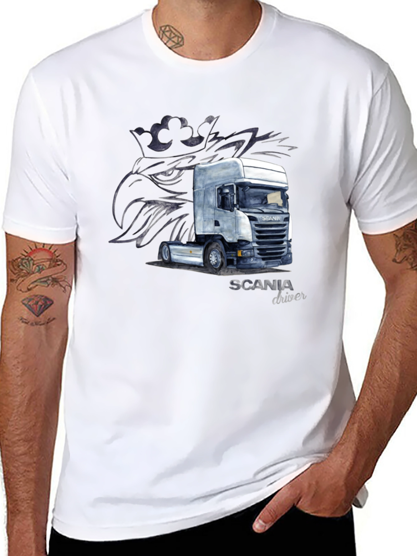 Scania Truck Driver Graphic T-Shirt