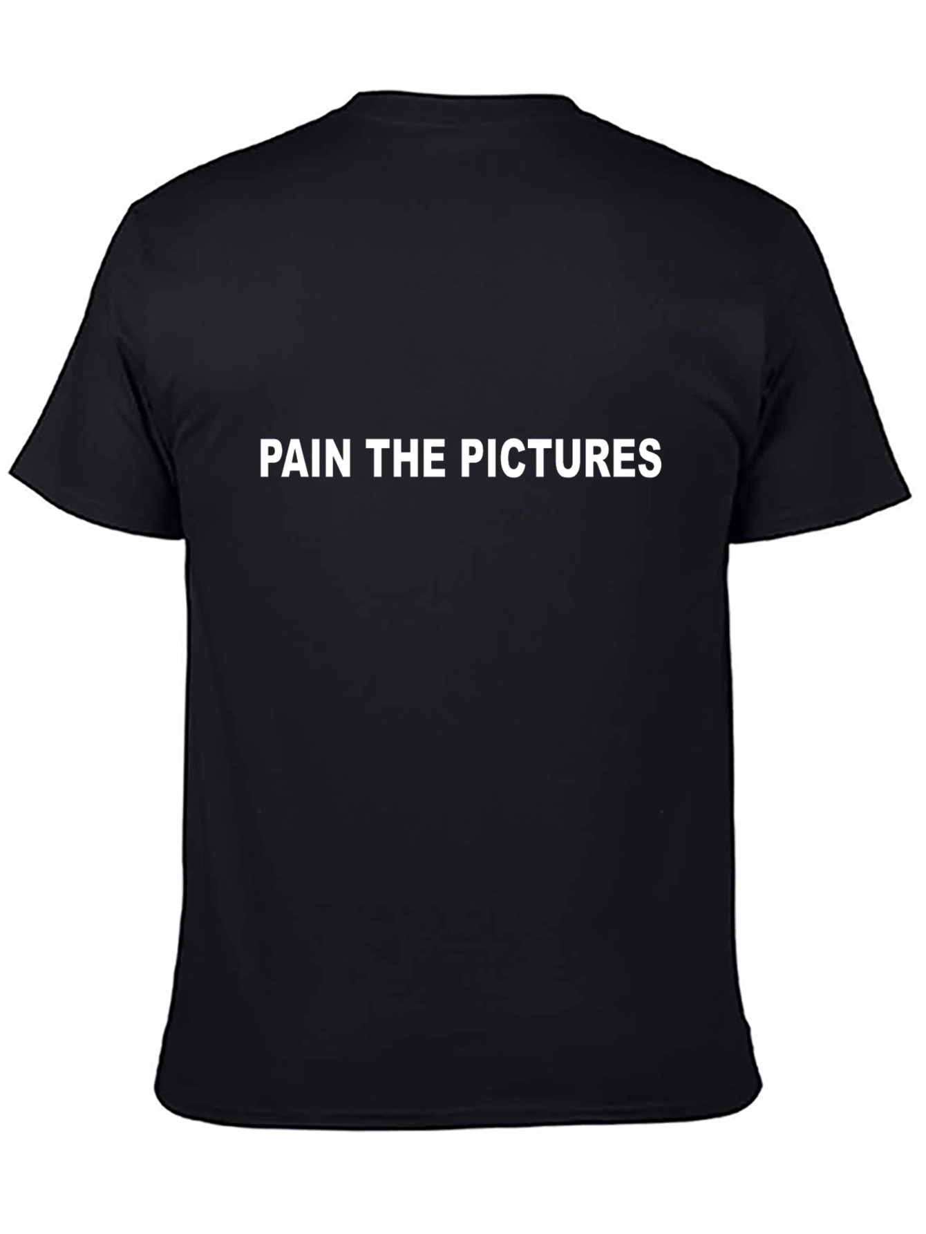 Pain the Pictures Graphic Tee - Stylish Black T-Shirt