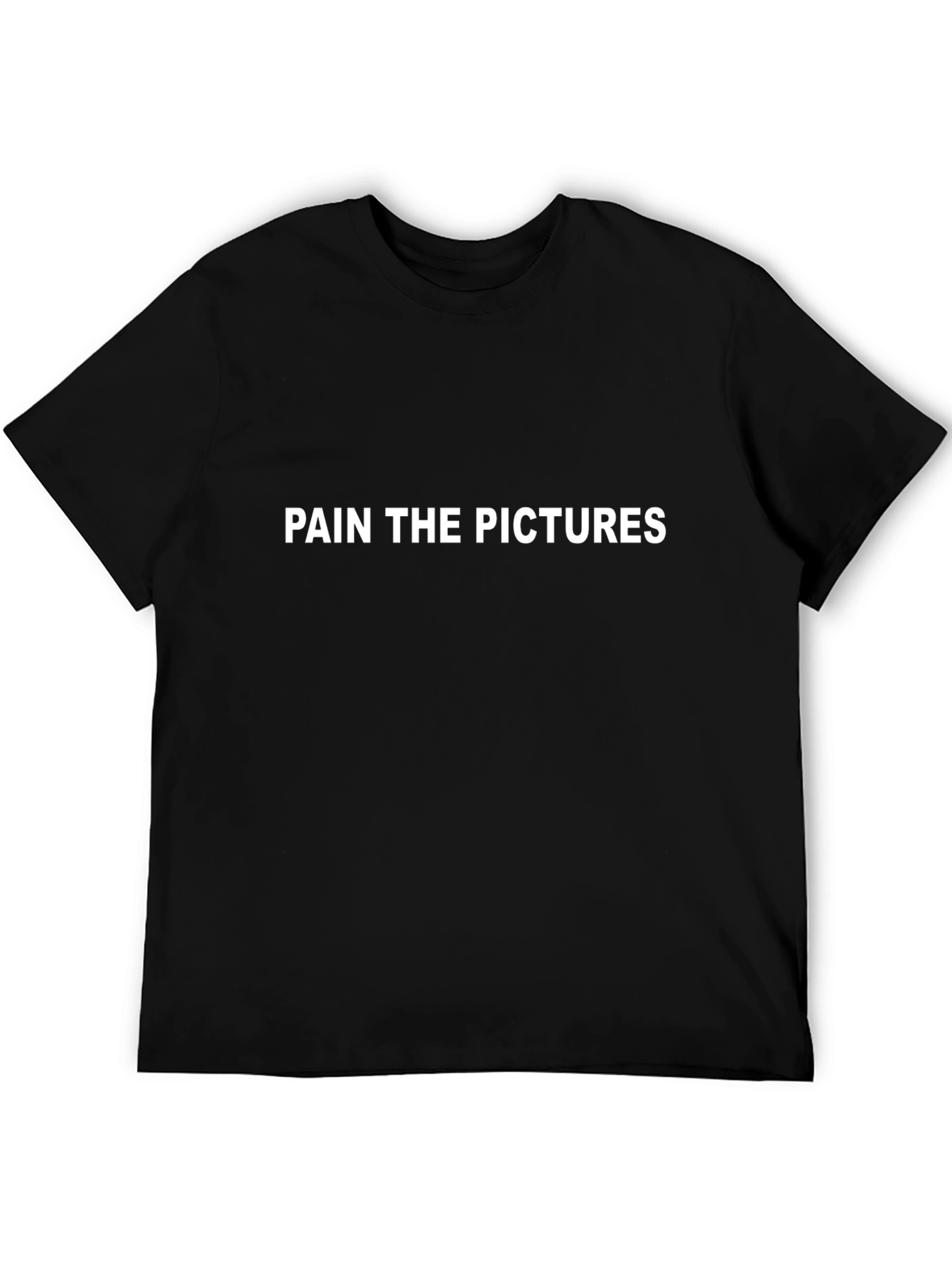Pain the Pictures Graphic Tee - Stylish Black T-Shirt