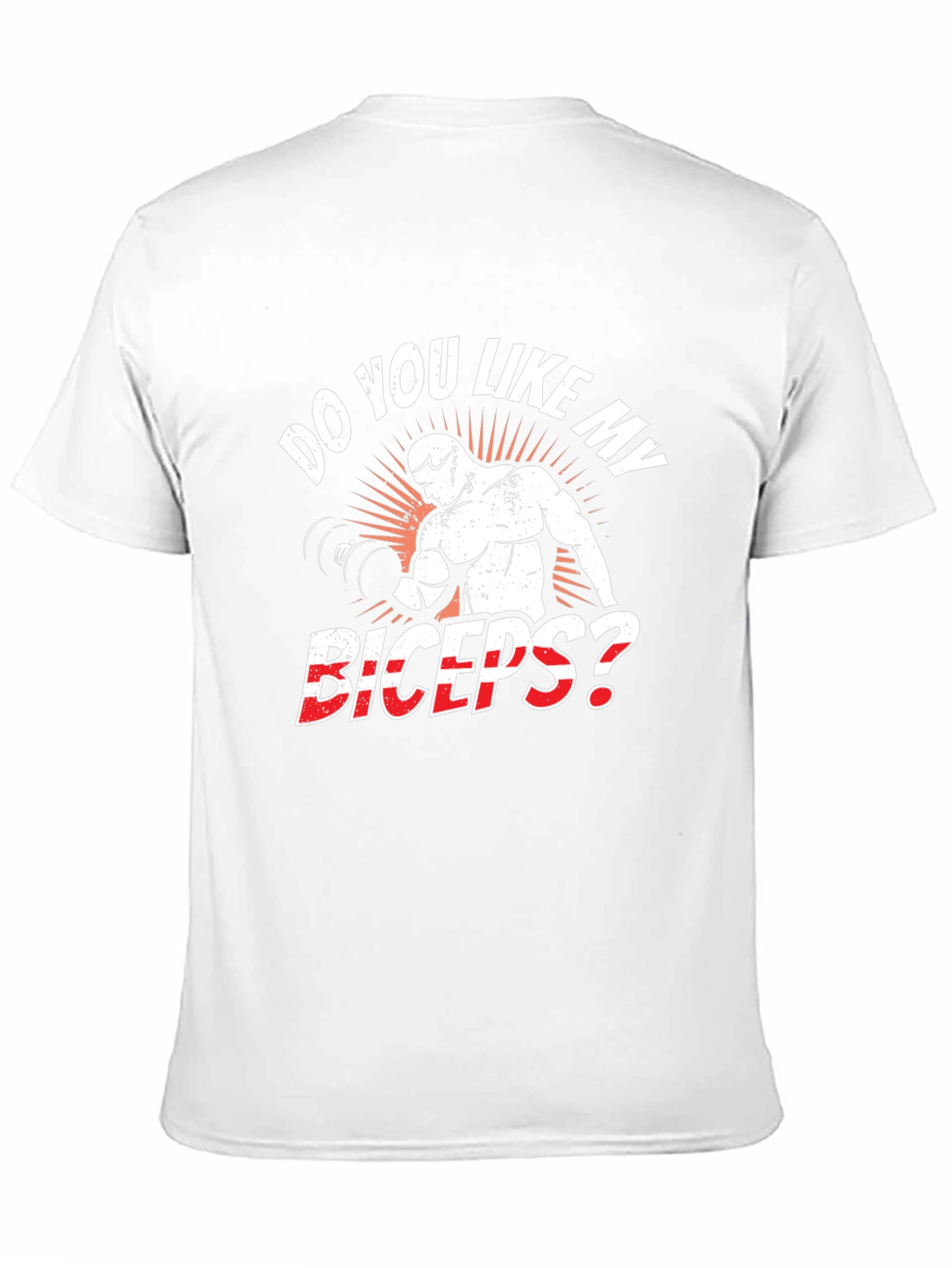 Do You Like My Biceps? Black Graphic T-Shirt