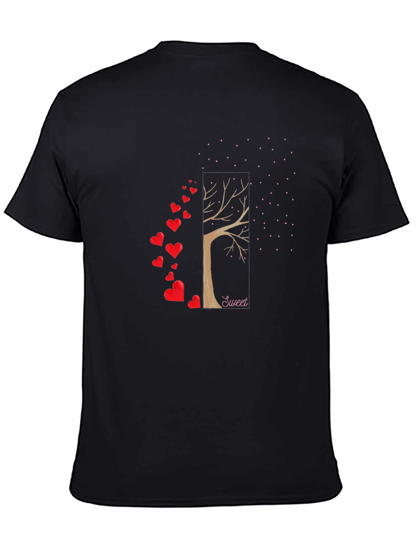 Sweet Tree Heart T-Shirt - Stylish Love Design