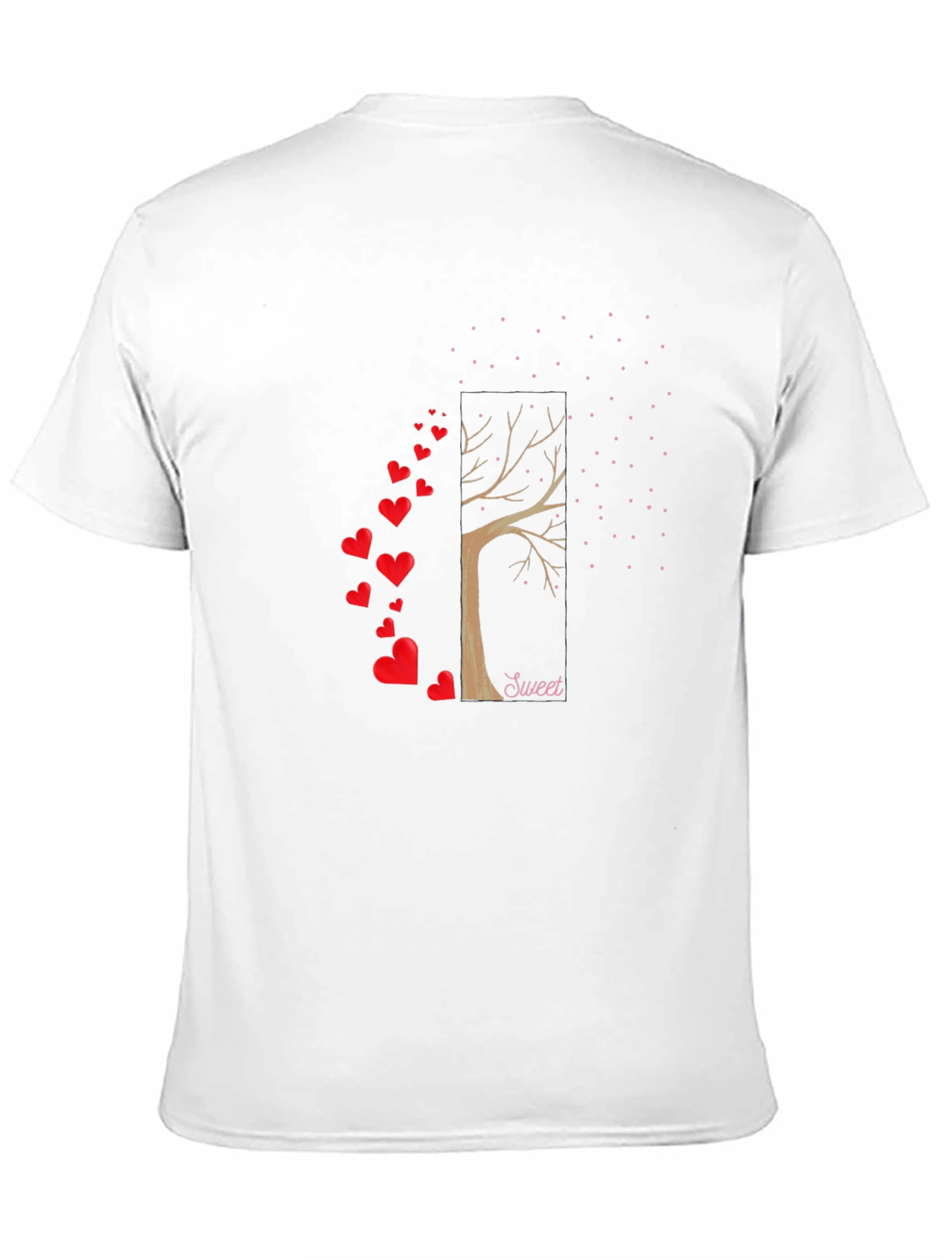 Sweet Tree Heart T-Shirt - Stylish Love Design