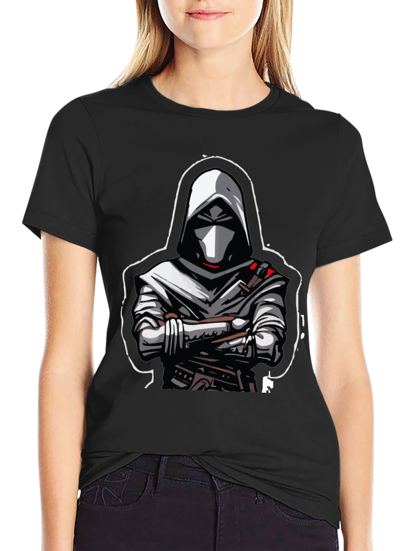 Stealth Assassin Graphic Tee - Black