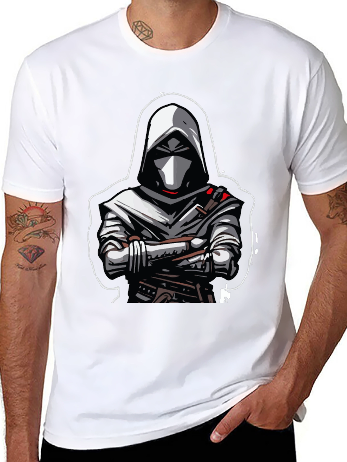 Stealth Assassin Graphic Tee - Black