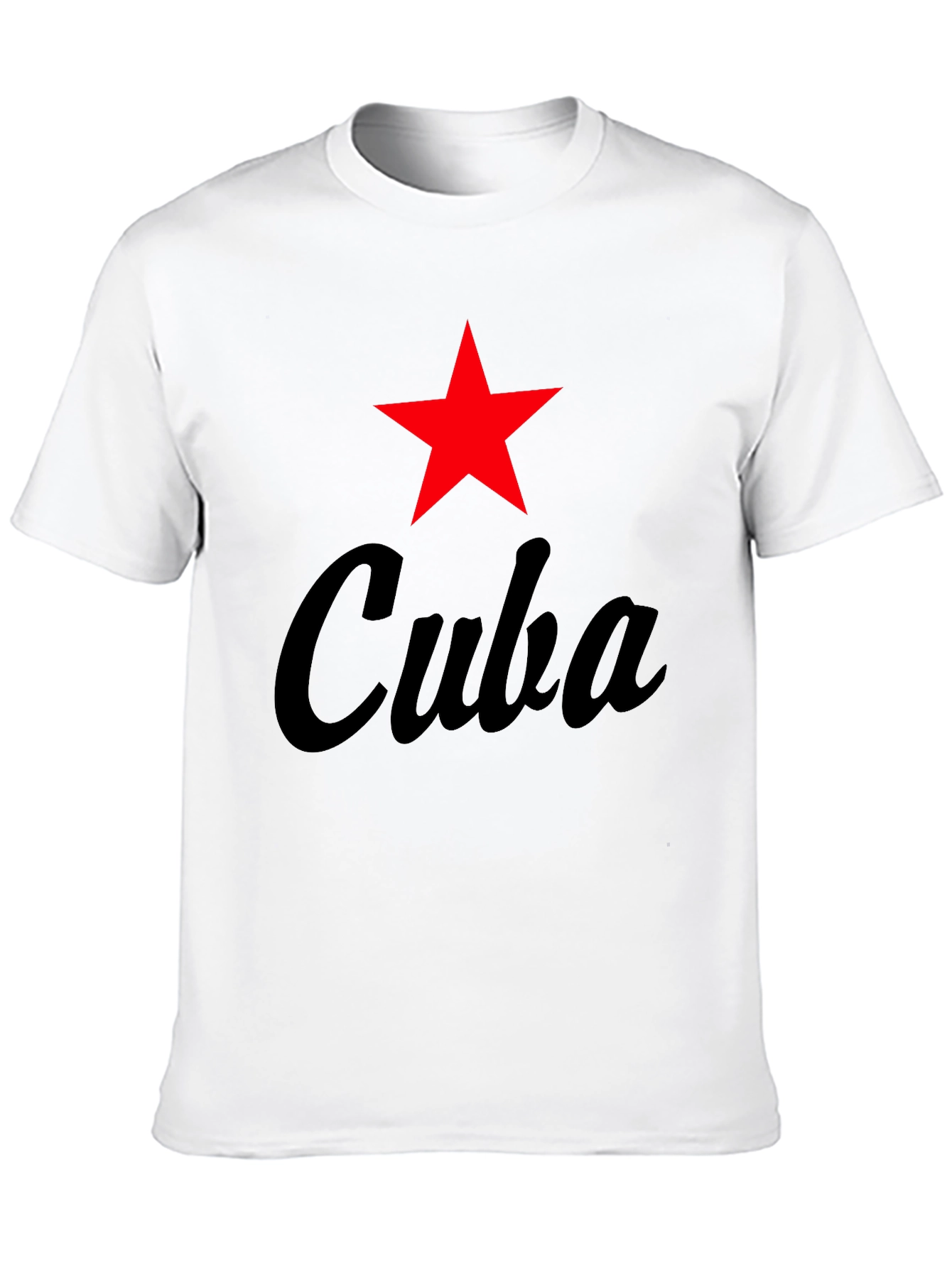 Cuba Star Graphic Tee - Black