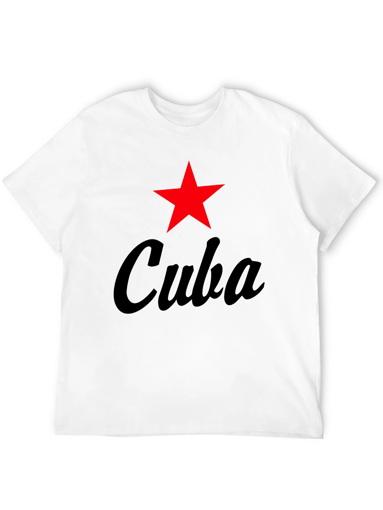 Cuba Star Graphic Tee - Black